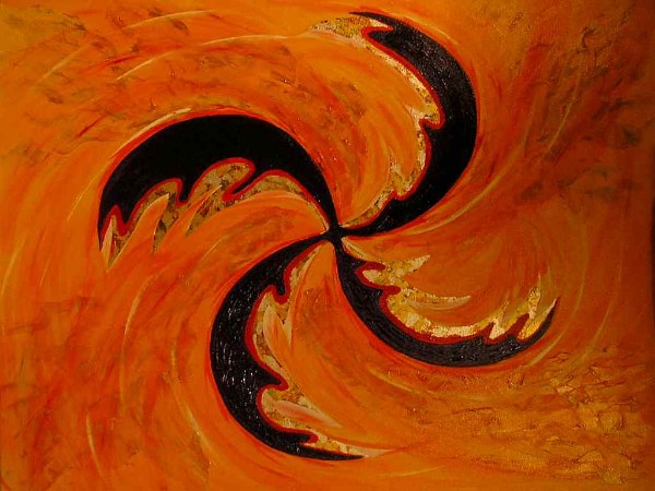 Turbulenz 100 x 80 cm 300 €